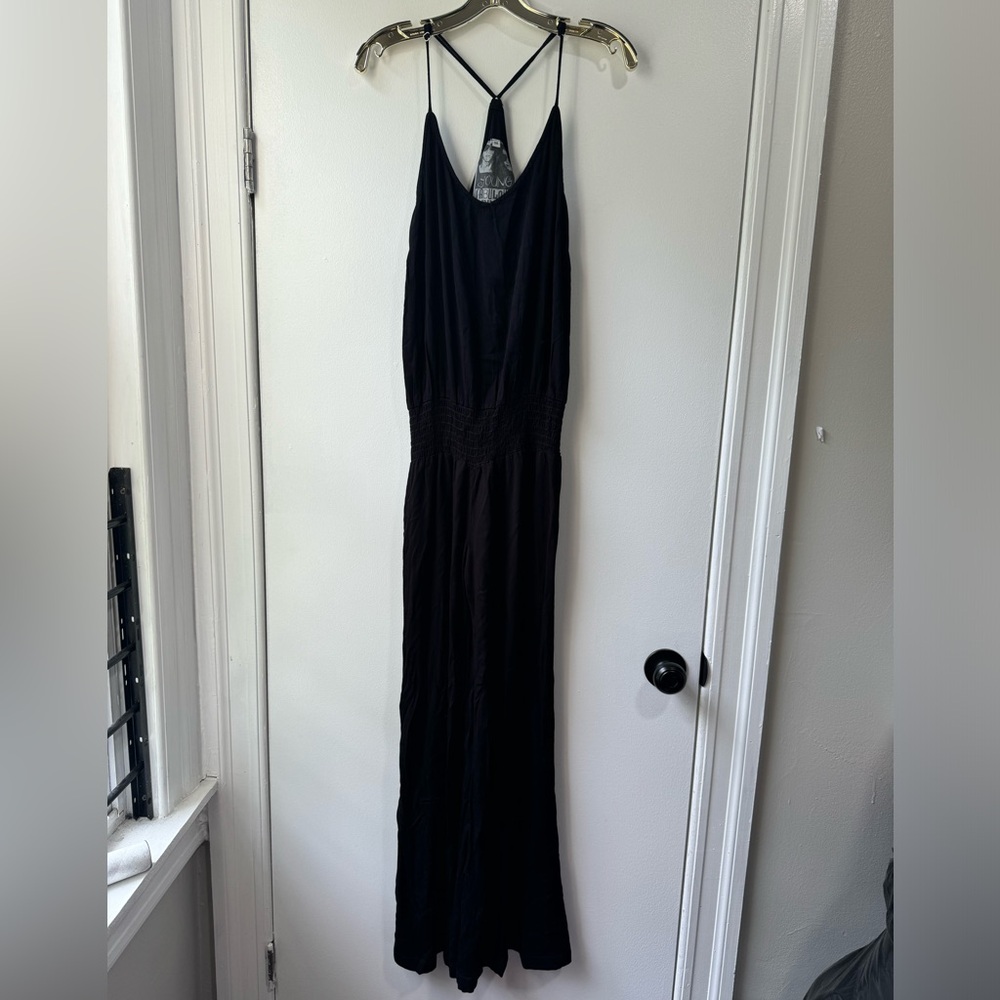 Young Fabulous & Broke - Black Strappy Jumpsuit - size M